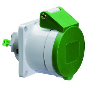 Bals Elektrotech - CEE-Anbausteckdose (IEC 60309) Anbausteckdose gerade 16A 13672 3p >50V 2h IP44