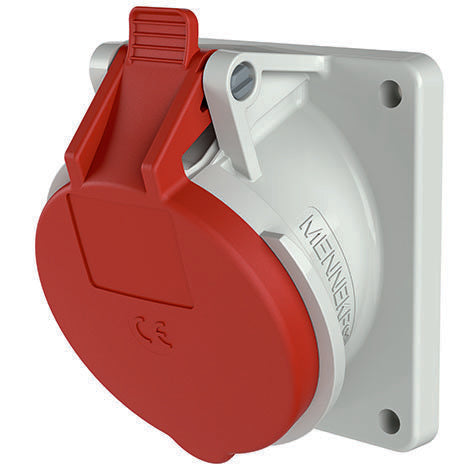 Mennekes - CEE-Anbausteckdose (IEC 60309) Anbaudose schräg 3120 32A,7p,6h,400V,IP44