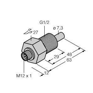 Turck - Durchflussüberwachungsgerät Eintauchsensor FCS-GL1/2T #6870445