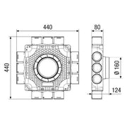 Maico - Luftverteilkasten Luftverteiler MA-FV12-63 Nennweite 63