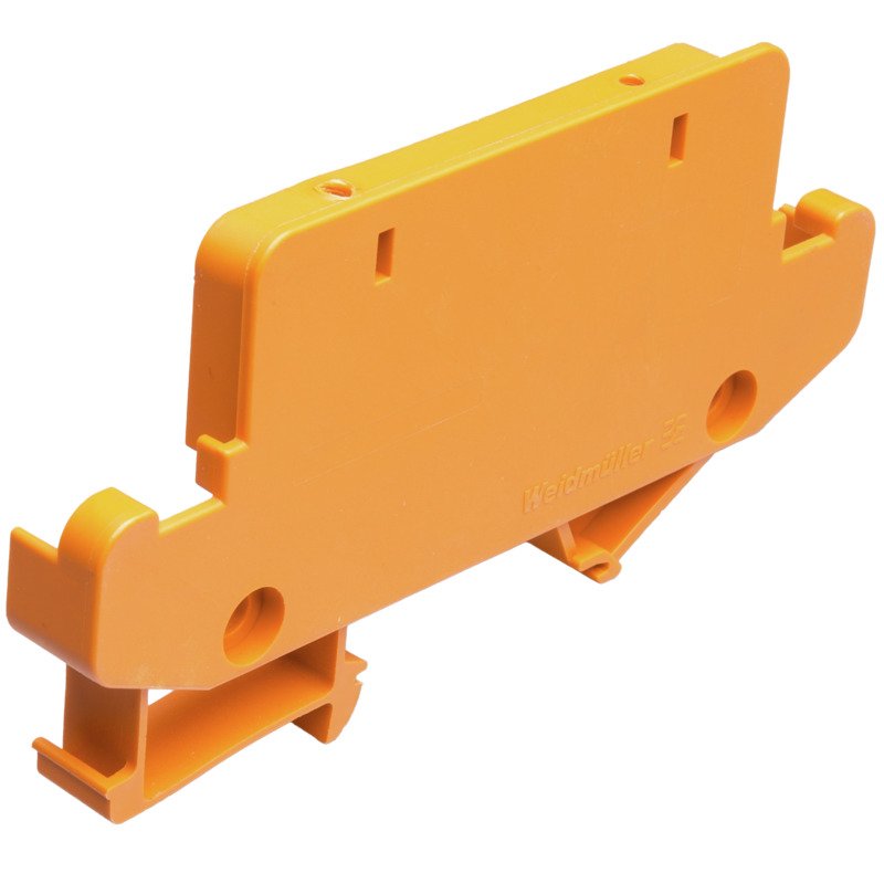 Weidmüller - Strangprofil-Aufbaugehäuse Abschlussplatte AP 110 S RE OR (Profilgehäuse), Bre − 20 Stück