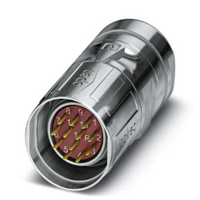 Phoenix Contact - Rundsteckverbinder, feldkonfektionierbar (Industriesteckverbinder) Kabelsteckverbinder CA-12M1N8A85DUS