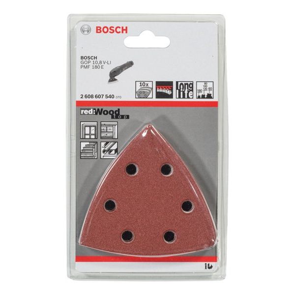 Bosch - Schleifpapierset PRO F460 Schleifblatt Set, 2608607540 93 x 93 mm G60 G80