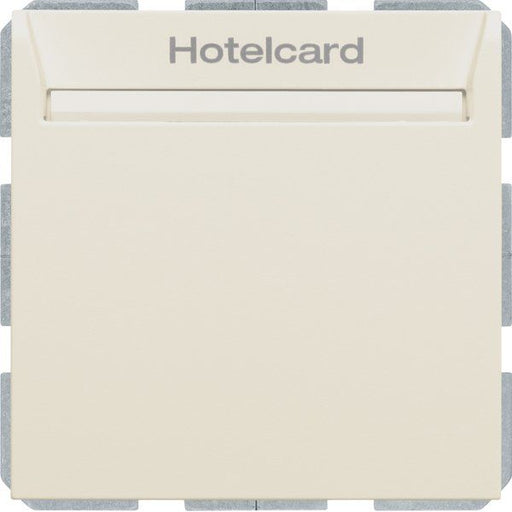 Berker - Taster Relais-Schalter Hotelcard 16408992 weiß glänzend