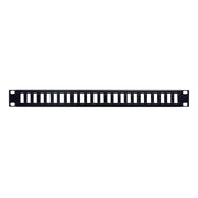 Televes - Kabelführung für Gehäuse/Schränke 19" Frontblende UFB24SCD 1HE,24SC-Verb.Duplex