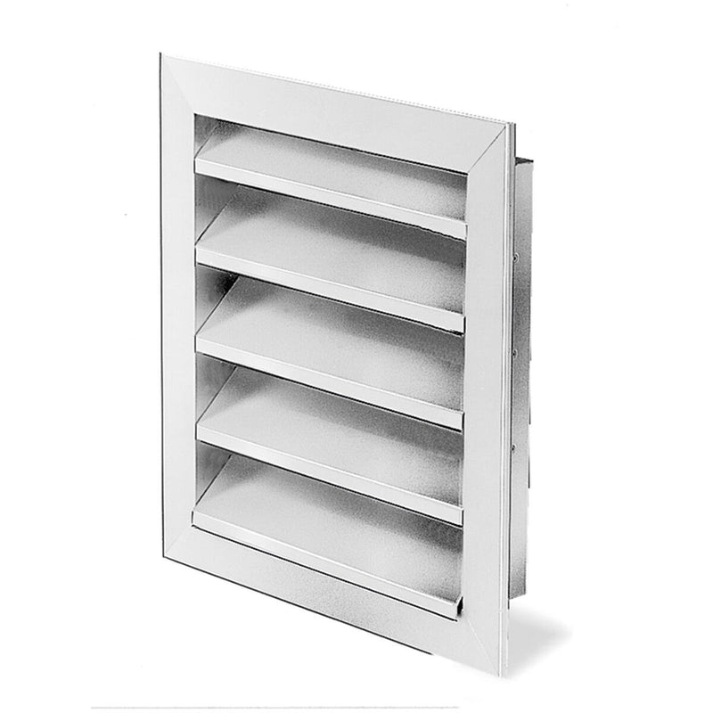 Helios Ventilatoren - Außenluftgitter Wetterschutzgitter WSG 355 Aluminium natur elox