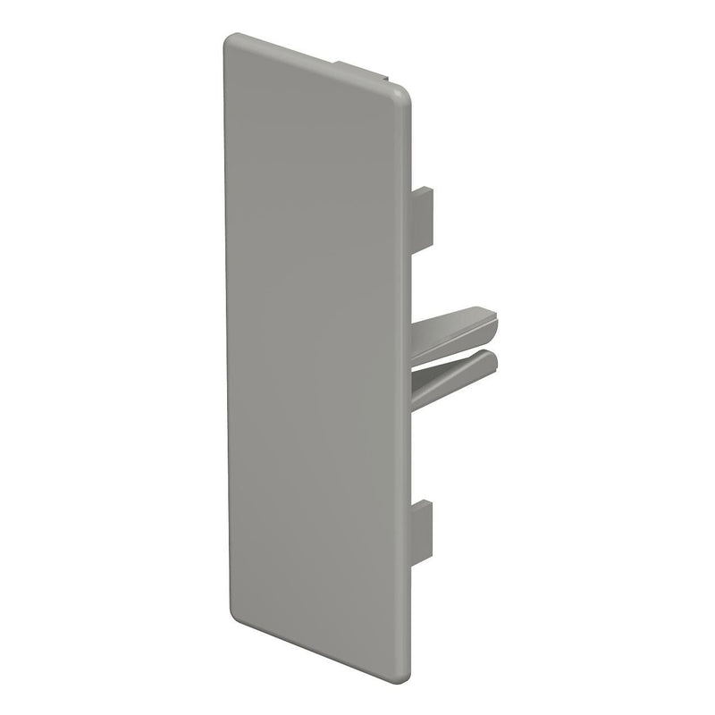 OBO Bettermann - Endstück für Leitungsführungskanal Endstück WDK HE40110GR 40x110mm, PVC − 10 Stück