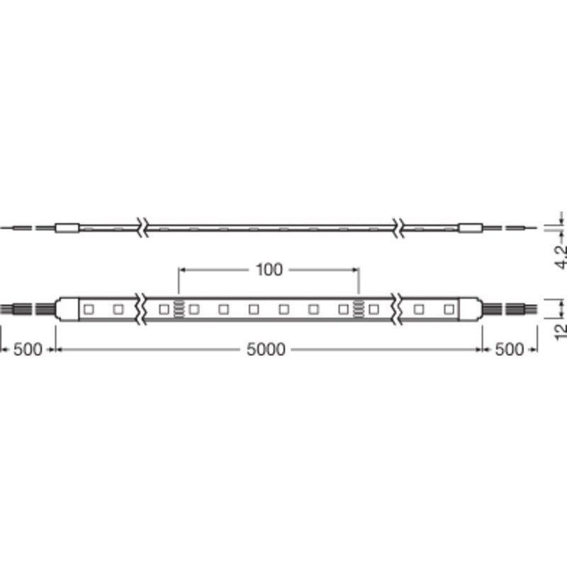 Ledvance - Lichtschlauch/-band LED-Stripe IP65 LSVAL-500/RGB/5/IP65 RGB 5m