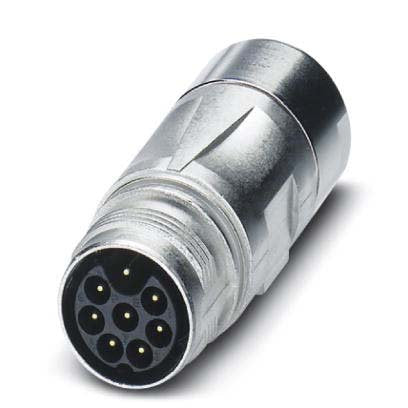 Phoenix Contact - Rundsteckverbinder, feldkonfektionierbar (Industriesteckverbinder) Kupplungssteckverbinder ST-8EP1N8A9K04S