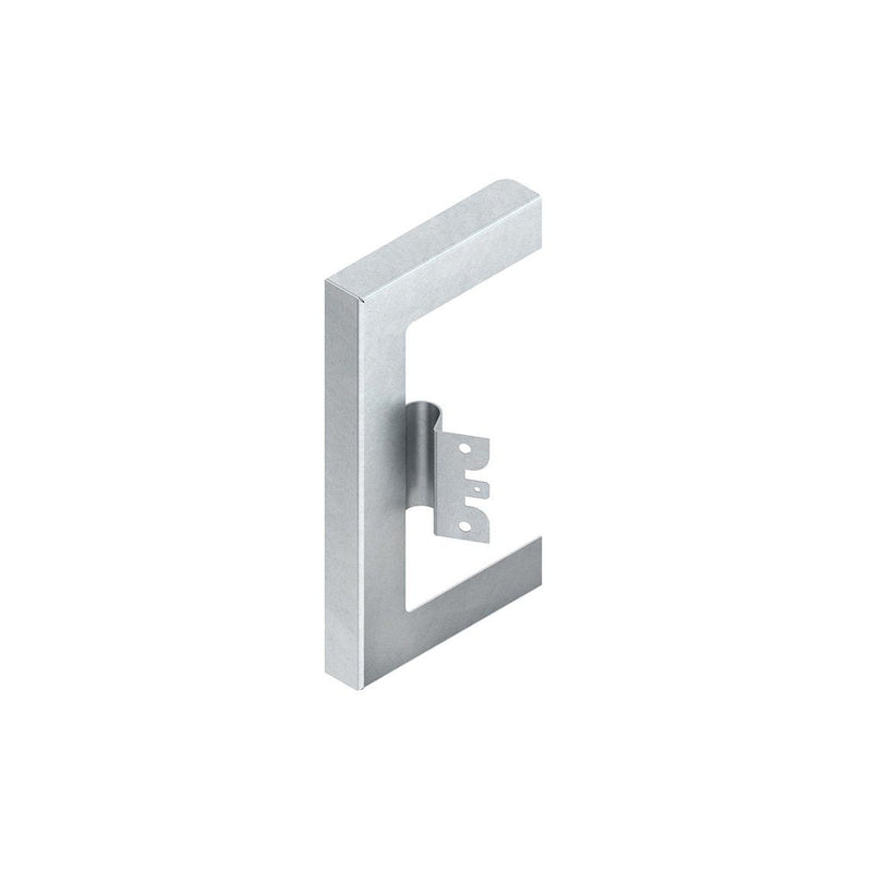 Niedax - Wandanschlussblende für Geräteeinbaukanal GK-Wandabschlussblende li GWBL 213T80 S 254x80mm