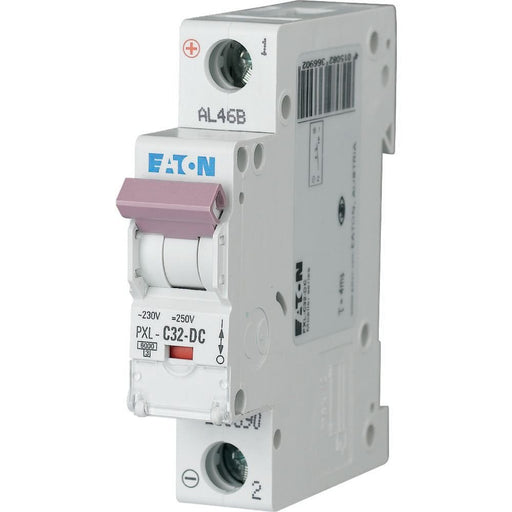 Eaton - Leitungsschutzschalter PXL-C32-DC 32A,1p,Steckkl.C, DC