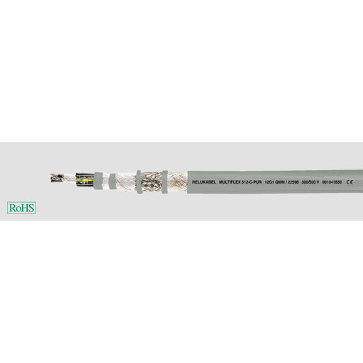 Energiekabel < 1 kV, für ortsveränderlichen Einsatz HEL M-FLEX 512-C-PUR 4G0 MFLEX512CPUR 4G0,75 ,75 PUR-Schleppkette