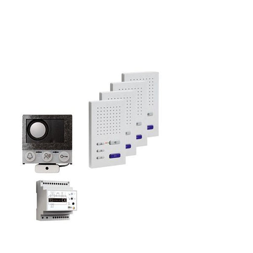 TCS Tür Control - Türsprech-Set audio:pack Einbau PAIF040/004 für 4 Wohneinheit