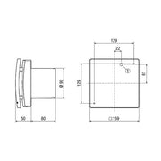 Maico - Kleinraumventilator ECA 100 ipro KVZC