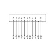 WAGO - Modularer Steckverbinder Übergabemodul RJ-45 289-179 Leistungskontakten
