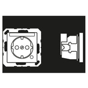 Jung - Steckdose SCHUKO-Steckdose 16A 250V ABA 1520 BFNAKO WW m.Berührungsschutz