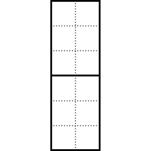 Siedle&Söhne - Montageelement für Türstation Kombirahmen KR 611-6/2-0 W Weiß