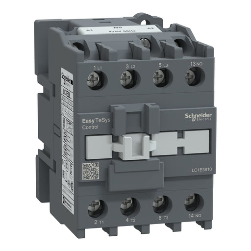 Schneider Electric - Leistungsschütz zum Schalten von Wechselstrom Steuergerät Easy TeSys LC1E3810N5 38A 415VAC 50Hz 3p