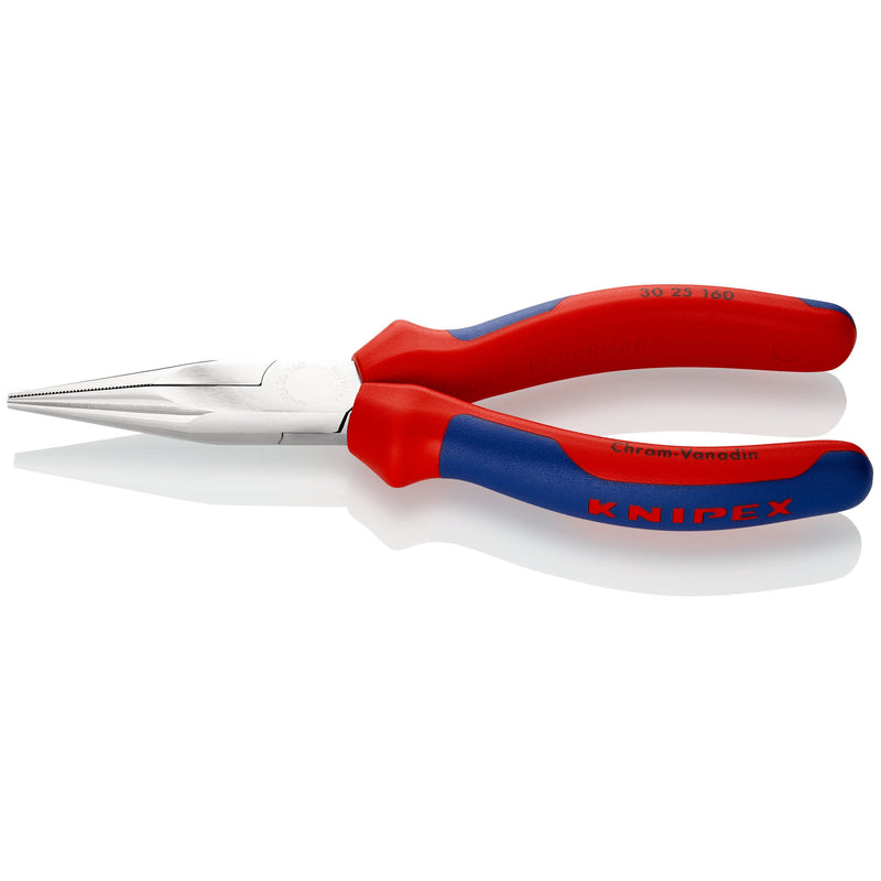Knipex - Flachzange Langbeckzange 30 25 160 verchromt, 160mm