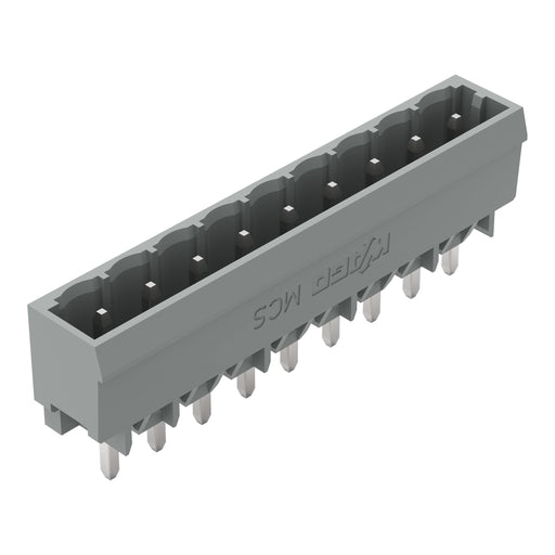 WAGO - Leiterplattensteckverbinder THT-Stiftleiste Lötstift 231-169/001-000 1,2x1,2,gerade,grau − 100 Stück