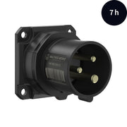 Walther Werke - CEE-Gerätestecker (IEC 60309) CEE NEO Anbaugerätestecker FW612307CC gerade 16A 3P 7h