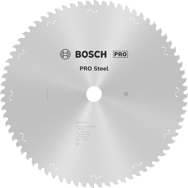 Bosch - Kreissägeblatt PRO Steel Kreissägeblatt 2608844869 für Kreissägen