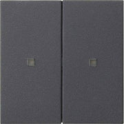 Gira - Bussystem-Tastwippe KNX RF Bedienaufsatz 2-f. 510728 Anthrazit