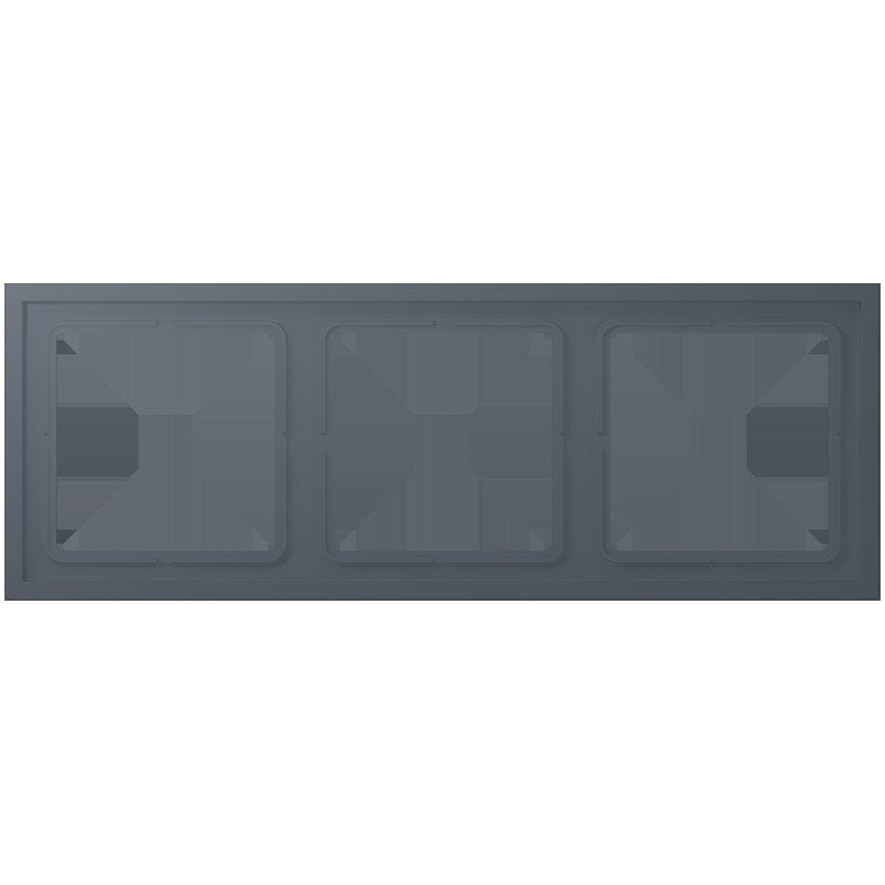 Jung - Abdeckrahmen Rahmen 3-fach LCZ 983 BF 262 gris fonce 59