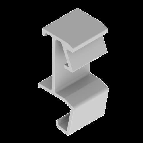 Unex - Deckelklammer für Kabeltragsystem Deckelabstandshalter 67855-48 aus U48X − 12 Stück by Unex
