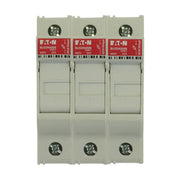 Eaton - Halter für zylindrische Sicherung Sicherungshalter Niedersp. 3Pole 30A #CHM3DU 32A AC 690V 3polig − 4 Stück