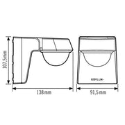 ESYLUX - Bewegungsmelder/Präsenzmelder komplett Bewegungsmelder DEFENSOR #EM10025402 anthrazit