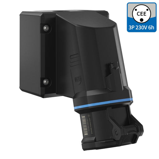 Walther Werke - CEE-Steckdose (IEC 60309) CEE NEO Wandsteckdose 32A FW131306CC 3P 6h IP54
