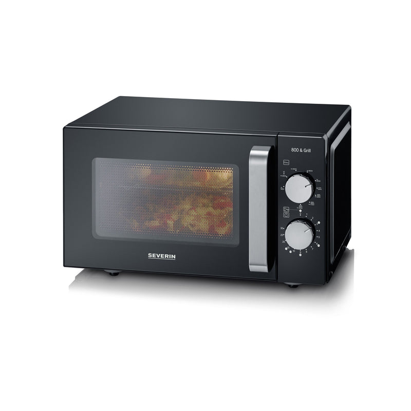 Severin - Mikrowellengerät Mikrowelle m.Grill MW 7762 sw 800/1000W