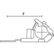 HellermannTyton - Befestigungsschelle für Kabel/Rohre Befestigungelement RCD180SM10 PA66 181,5x34,9mm, M10 − 160 Stück