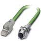 Phoenix Contact - Patchkabel Kupfer Industrie Netzwerkkabel VS-IP20-M12F#1416158