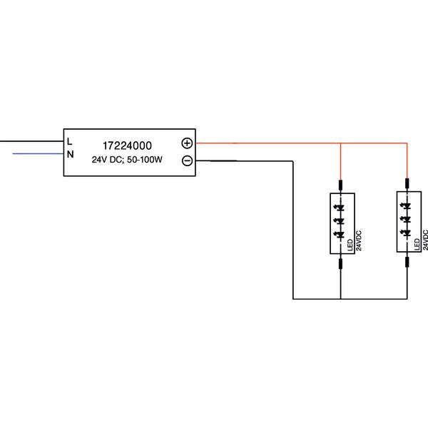 Brumberg Leuchten - LED-Betriebsgerät LED-Netzgerät IP65 17224000 24V DC, 100W