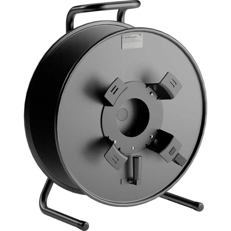 Schill - Kabeltrommel Stahlblech-Kabeltrommel HT480RM-sw-Klettband mit Hilfsspule