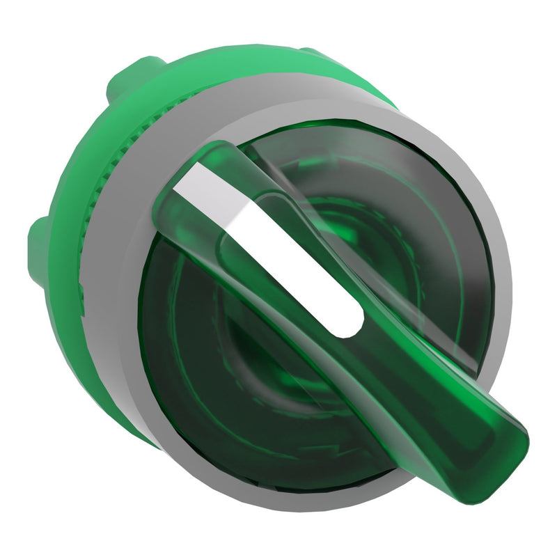 Schneider Electric - Frontelement für Wahlschalter Leuchtwahlschalter ZB5AK1233C0 gn,22mm,in grau