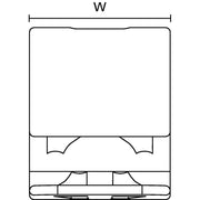 HellermannTyton - Befestigungssockel und -element für Kabelbinder Metal Edge Clip MSC2LP MSC2LP SS 100 St. − 100 Stück