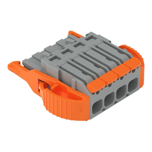WAGO - Kabelsteckverbinder für Leiterplattensteckverbinder 1-Leiter-Federleiste 2231-1104/038-000 Push-in CAGECLAMP,gr − 50 Stück