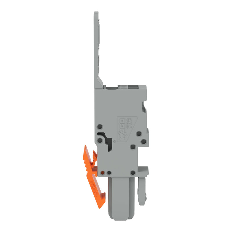 WAGO - Ein- und mehrpolige Klemmenleiste 1-Leiter-Federleiste 769-102/142-000 CAGECLAMP,4mm²,gr − 50 Stück