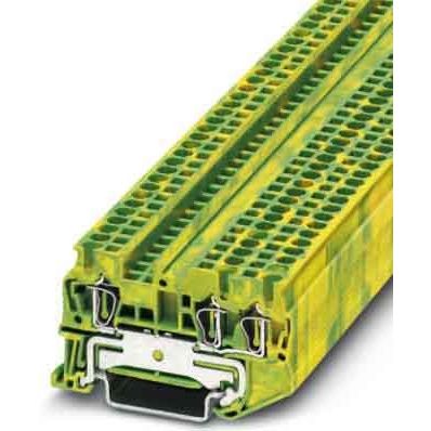 Phoenix Contact - Schutzleiter-Reihenklemme Schutzleiterklemme ST 2,5-TWIN-PE 0,08-4qmm gn-ge