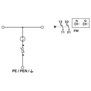 Phoenix Contact - Blitzstromableiter für Energietechnik Blitzstrom- / ÜSS-Ableiter PWT 35-800AC-FM Typ 1/2