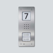 Siedle&Söhne - Türstation für Türkommunikation Audio-Türstation CAU 850-2-0 E Edelstahl gebürstet