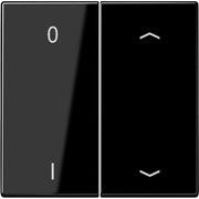 Jung - Sender/Fernbedienung für Installationsschalterprogramme Funk-Wandsender sw ENO LS 995 P01 SW 4-kanalig Symbole