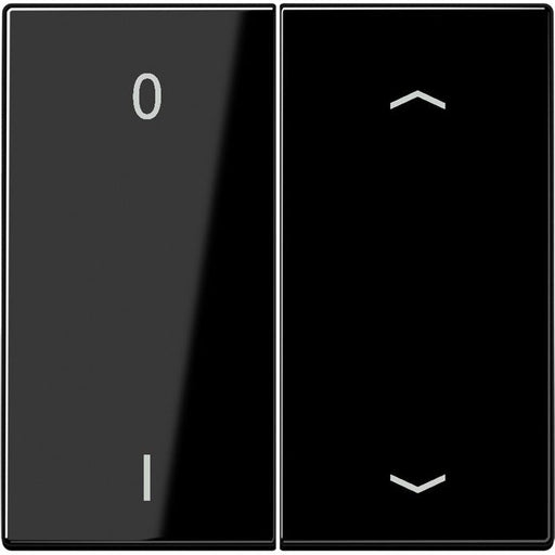 Jung - Sender/Fernbedienung für Installationsschalterprogramme Funk-Wandsender sw ENO LS 995 P01 SW 4-kanalig Symbole