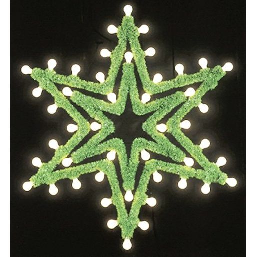 Scharnberger+Hasenbein - Festbeleuchtung Weihnachtsbeleuchtung 57913 Stern15 160x140cm48x