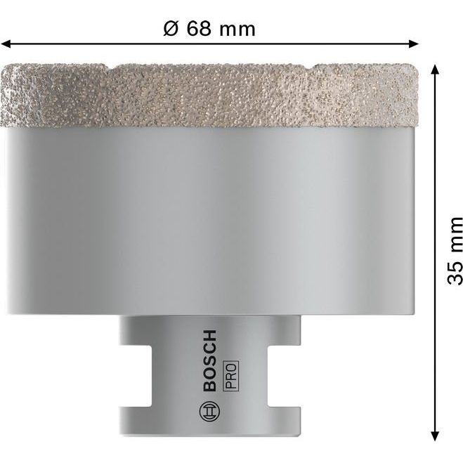 Bosch - Bohrer PRO Ceramic dry 2608587131 Trockenbohrkrone 68