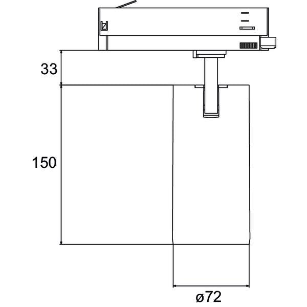 Brumberg Leuchten - Downlight/Strahler/Flutlicht LED-Schienenstrahler 230V 88723163DA 3000K