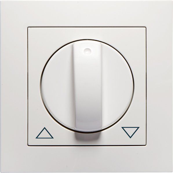 Peha - Abdeckung/Bedienelement für Installationsschalterprogramme Abdeckung reinweiß D 11.610.02 J Jalousie-Drehtaster